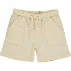 Me & Henry Spring/Summer 2023 Beige Ribbed Bluepeter Shorts