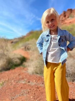 Me & Henry/Ettie & H Fall Zion Wideleg Jeans Mustard New Arrivals