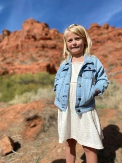 Me & Henry/Ettie & H Fall New Arrivals Basic Jean Jacket