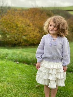 Me & Henry/Ettie & H Fall New Arrivals Inverness Raw Edge RaRa Skirt