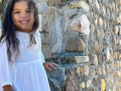 Me & Henry/Ettie & H Fall New Arrivals Zion Embroidered Keyhole Neck Dress