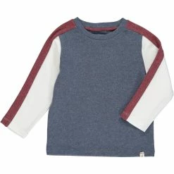 Me & Henry/Ettie & H Fall New Arrivals Chapin Sport Tee Blue W/Stripe