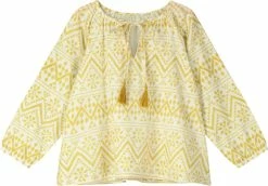 Me & Henry/Ettie & H Fall Zion Gypsy Blouse Aztec