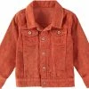 Me & Henry/Ettie & H Fall New Arrivals Zion Cord Denim Jacket Rust