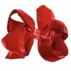 BEYOND CREATION Baby Accessories 6.5'' XXL Satin/Velvet Red Bow