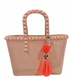 ZOMI GEMS Small Jelly Tote Bag Blush