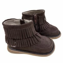 MOOSHU SHOES PIPER SQUEAKY FRINGE BOOT