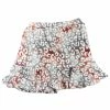 Area Code 407 Fall Anna Lilac & Red Hacci Animal Print Skirt