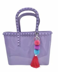 ZOMI GEMS Large Jelly Tote Lavender