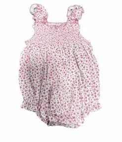 Kissy Kissy Pink Floral Bubble Infant Clothing