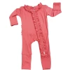 Rockin Royalty Infant Clothing Coral Crush Ruffle Footie