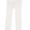 Baby Registry Bottom Lace White Microfiber Tights
