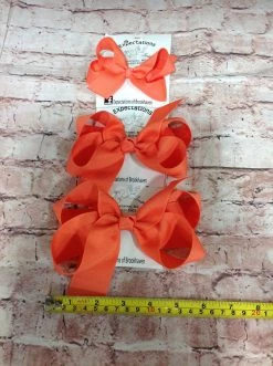 Beckys Baby Accessories Living Coral Hairbow
