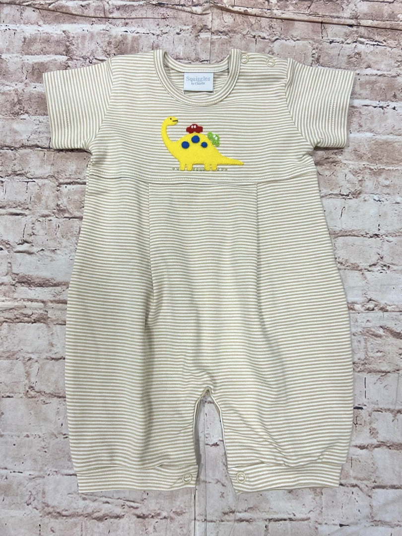 Promo ๐ Squiggles Spring/Summer 2023 Dino Cars Striped Romper ๐ 1 Squiggles Spring/Summer 2023 Dino Cars Striped Romper