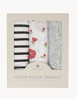 Baby Registry SWADDLE 3 PK SUMMER POPPY