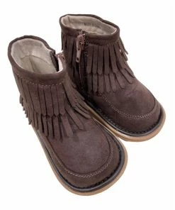 MOOSHU SHOES PIPER SQUEAKY FRINGE BOOT