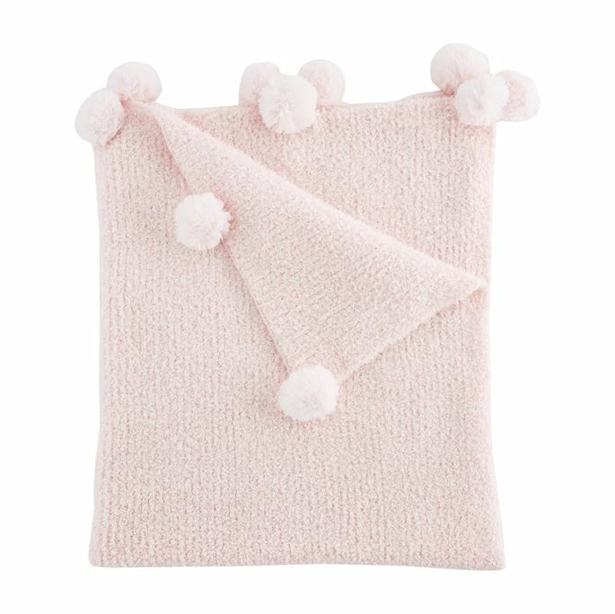 Hot Sale 👏 Mudpie Accessories Baby Accessories Pink Chenille Blanket 😉 2 Mudpie Accessories Baby Accessories Pink Chenille Blanket