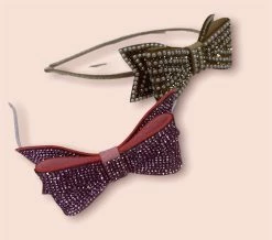 Bari Lynn Crystallized Bow Thin Headband Gifts