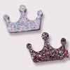BEYOND CREATION Baby Accessories Glitter Crown Pink Clip