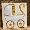 Baby Registry 6x6 Baby Carriage Cream