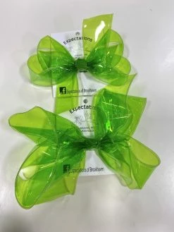 Beckys Baby Accessories Green Jelly Bow