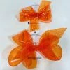 Beckys Baby Accessories Orange Jelly Bow