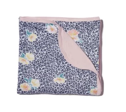 Everly Grey JUNGLE FLORAL SWADDLE BLANKET