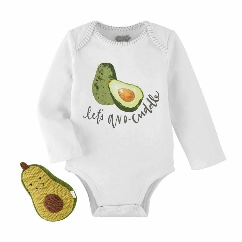 Top 10 ✔️ Mudpie Accessories AVOCADO RATTLE & CRAWLER SET 🌟 1 Mudpie Accessories AVOCADO RATTLE & CRAWLER SET