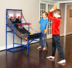HEARTHSONG Toys Quad Shootout Basketball Set