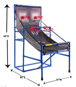 HEARTHSONG Toys Quad Shootout Basketball Set
