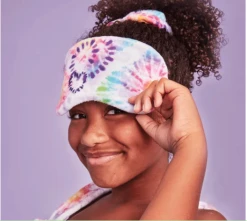 I SCREAM Heart Tie Dye Eye Mask Toys