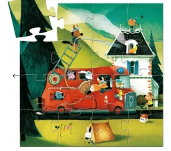 DJeco Toys Silhouette The Fire Truck