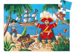 DJeco Silhouette Pirate & Treasure Toys