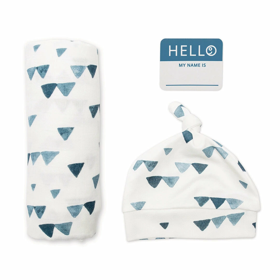 Buy ๐ Baby Registry TRIANGLE BLUE HELLO WORLD SET โ๏ธ 1 Baby Registry TRIANGLE BLUE HELLO WORLD SET