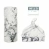 Mary Meyer MARBLE HELLO WORLD SWADDLE SET Baby Accessories