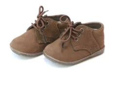 L'Amour James Nubuck Brown Hi Top Boot