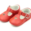 L'Amour Rosalie Heart Red Mary Jane Shoes