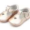 L'Amour Shoes Rosalie Heart Rose Gold Mary Jane