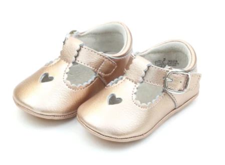 Cheapest ⭐ L'Amour 👟 Shoes Rosalie Heart Rose Gold Mary Jane ❤️ 1 L'Amour Shoes Rosalie Heart Rose Gold Mary Jane