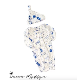 Queen Maddyn Infant Clothing Astro Baby Gown