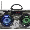 WIRELESS EXPRESS Green Camo Mini Boom Box Bluetooth Speaker