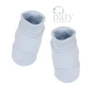 Paty Blue Cotton Booties Infant Clothing