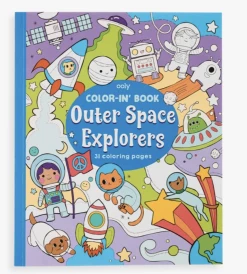 Expectations of Brookhaven shop 16 OOLY Outer Space Explorers Color-in Book Toys