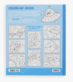 OOLY Outer Space Explorers Color-in Book Toys