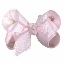 BEYOND CREATION 3.5'' Medium Layered Bow Powder Pink