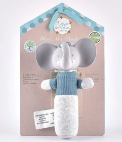 Elegant Baby Alvin The Elephant - Soft Squeaker Toy