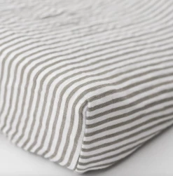 Little Unicorn Grey Stripe Changing Pad Cover Baby Accessories