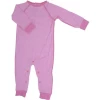 Sweet Bamboo Infant Clothing Pink Houndstooth Piped Romper