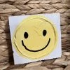 Coddiwomple Designs 3x3 Smiley Face Yellow Decor