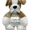 Mudpie Accessories Baby Accessories BULLDOG PLUSH WITH BLANKET